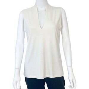 Kenneth Cole Ivory Sleeveless Tank Top size XL